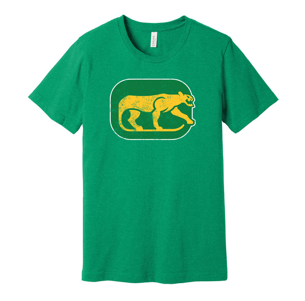 Chicago Cougars Distressed Logo Shirt - Defunct Hockey Team - Celebrate  Chicago Heritage and History - Hyper Than Hype