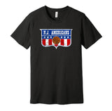 new jersey americans aba retro throwback black shirt