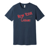 new york cubans retro vintage throwback negro league navy shirt