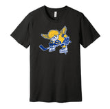 minnesota fighting saints WHA retro throwback black shirt