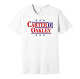 Carter & Oakley '01 - Toronto Legends Political Campaign Parody T-Shirt - Hyper Than Hype Shirts