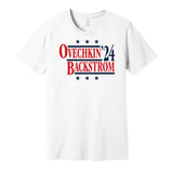 ovechkin backstrom 2024 election retro capitals fan white shirt