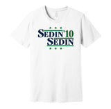 sedin twins canucks retro throwback white tshirt