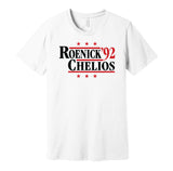 roenick chelios blackhawks retro throwback white tshirt