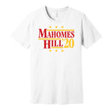 mahomes hill chiefs retro throwback white shirt