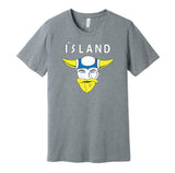 team iceland d2 mighty ducks retro throwback grey shirt