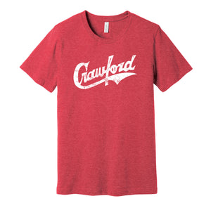 Pittsburgh Crawfords Distressed Logo Shirt - Defunct Baseball Team - Celebrate Black Heritage and History - Hyper Than Hype