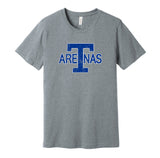 toronto arenas distressed logo retro throwback grey shirt