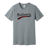 baltimore elite giants negro league baseball grey shirt