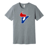 birmingham vulcans wfl football retro throwback grey shirt