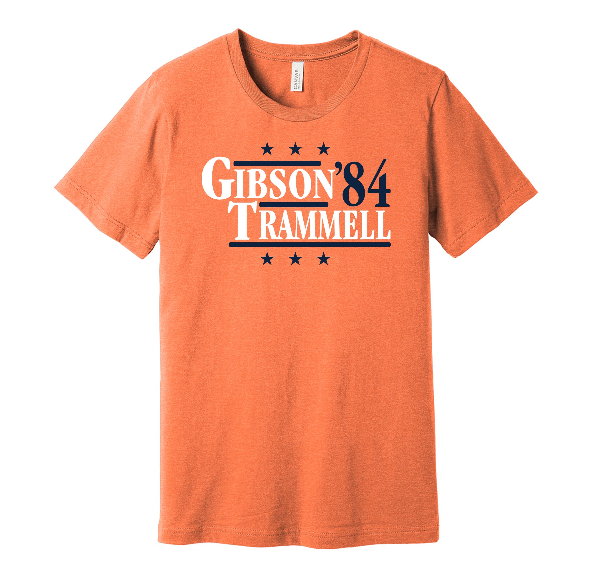 Gibson & Trammell '84 - Detroit Baseball Retro Campaign T-Shirt