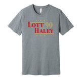 lott haley 49ers retro throwback grey tshirt