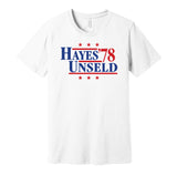 hayes unseld 1978 bullets retro throwback white tshirt