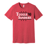 tuggle sanders falcons retro throwback red tshirt