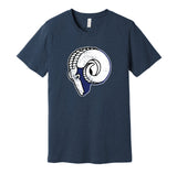 cleveland rams 1940s retro throwback navy shirt