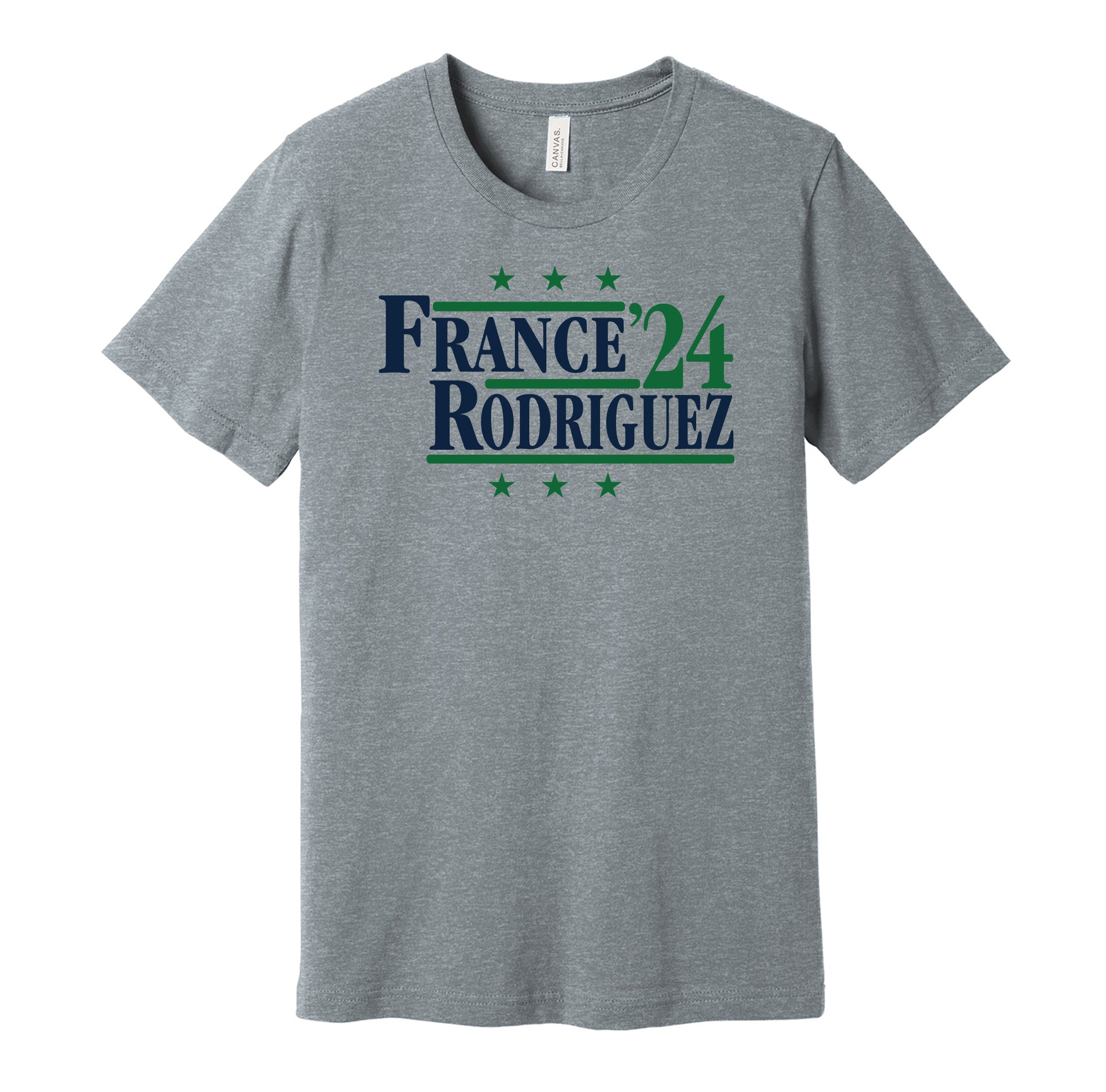 France & Rodriguez '24 - Seattle Baseball Retro Campaign T-Shirt - Hyper  Than Hype – Hyper Than Hype Shirts