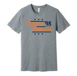 elway davis broncos retro throwback grey tshirt