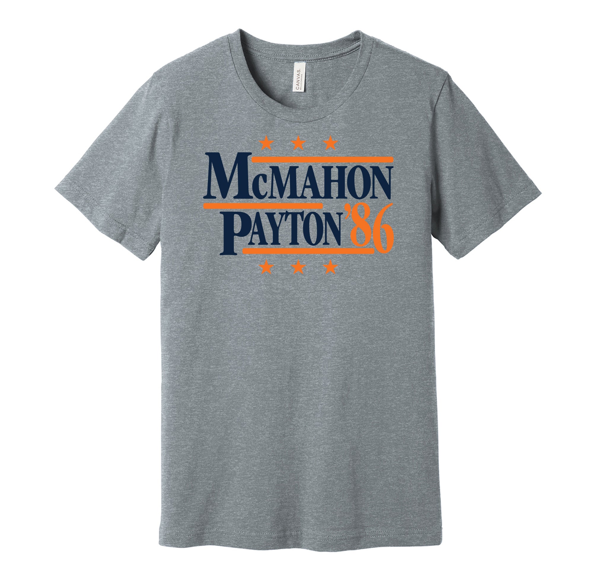 Walter Payton T-Shirt Retro Jim Mcmahon And Walter Payton