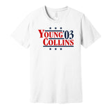 cy young collins boston sox retro throwback white shirt