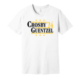 crosby guentzel 2024 for president penguins fan white shirt