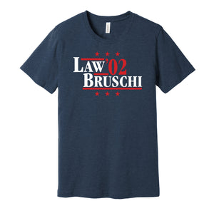 law bruschi 2002 patriots retro throwback navy tshirt