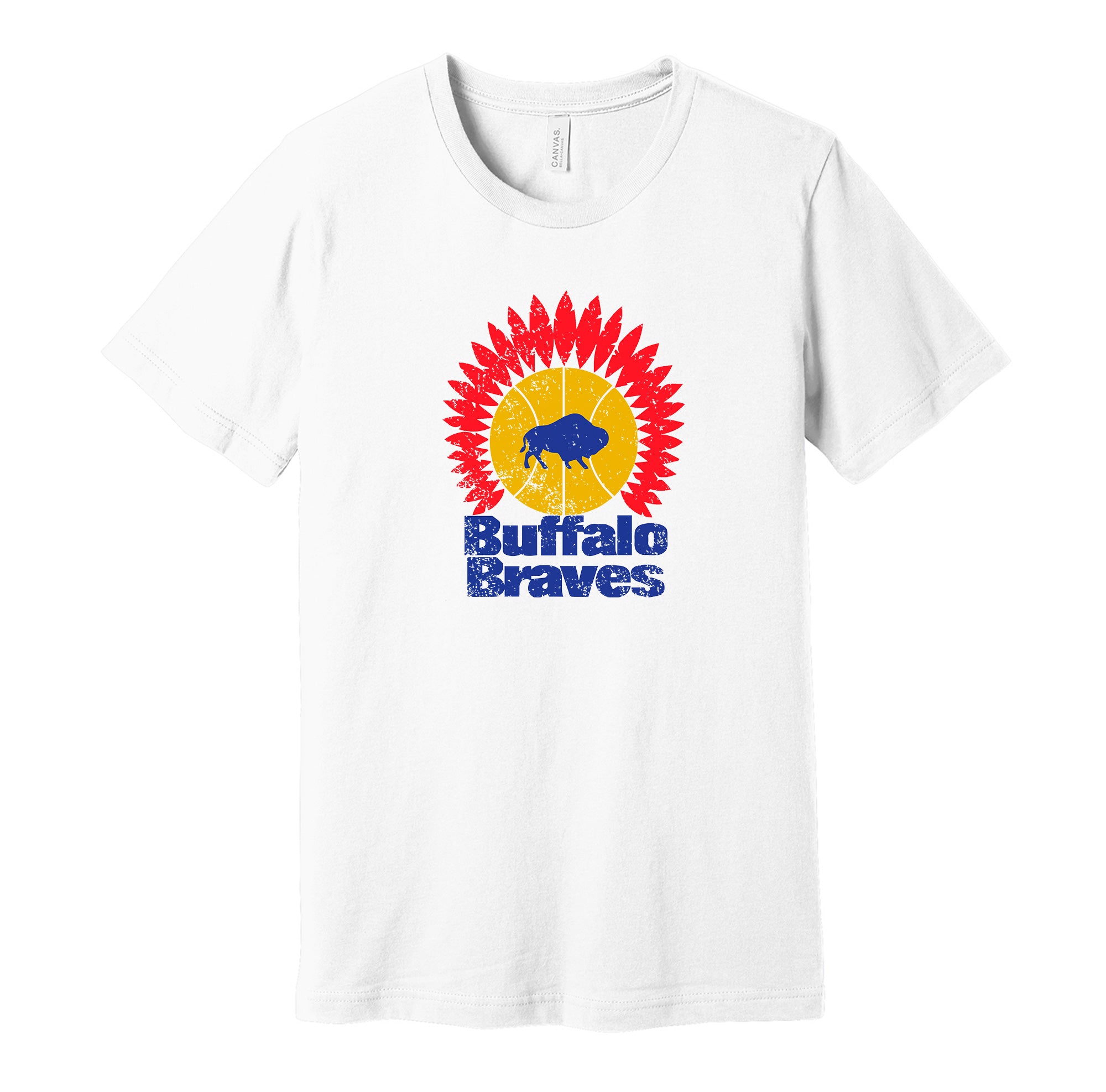  Buffalo Braves 70's Basketball Retro Cool Logo T Shirt