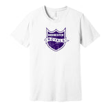 rochester royals distressed logo retro throwback white tshirt