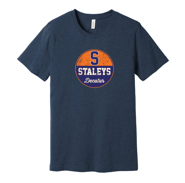 Decatur Staleys Distressed Logo - Defunct Sports Team Shirt - Celebrate  Sports Heritage and History - Grey - Small : : Clothing, Shoes &  Accessories